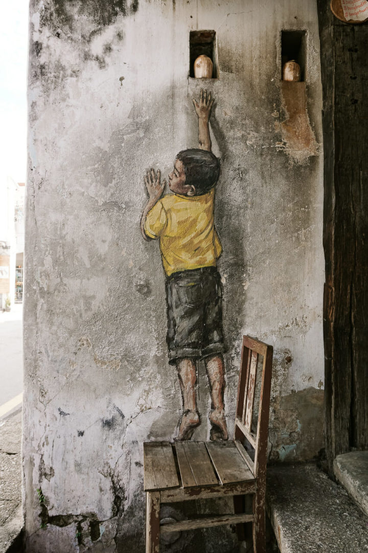 Penang Street Art Kid