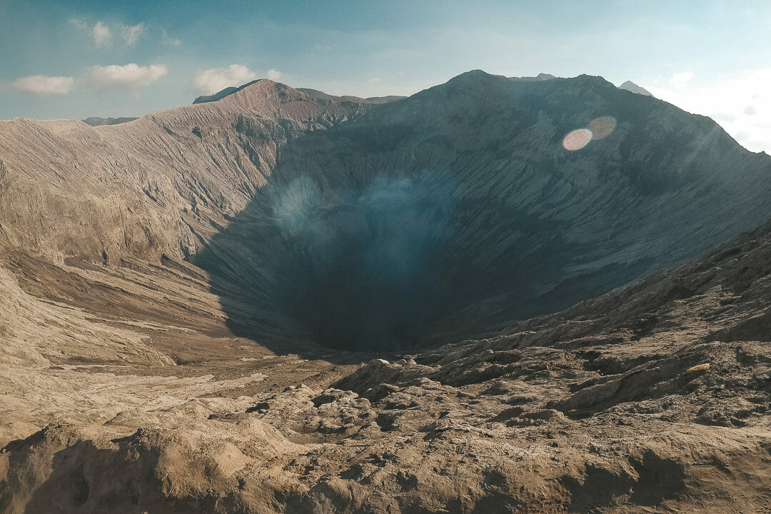 Krater vom Vulkan Bromo