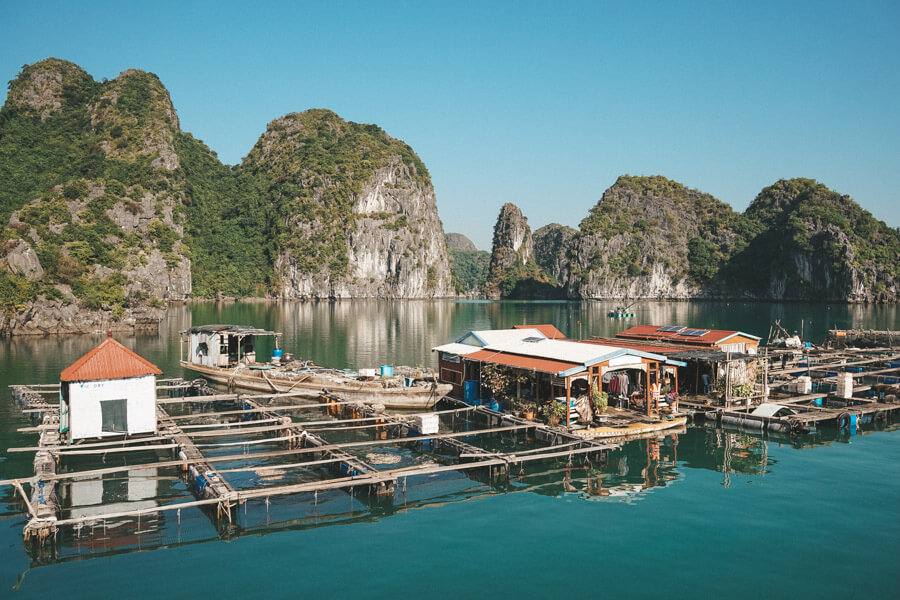 Floating Village in Lan Ha